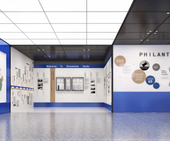 Modern Exhibition Hall-ID:883872994
