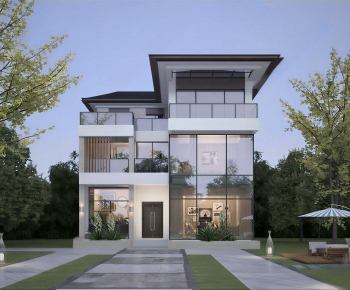 Modern Detached Villa-ID:254466069