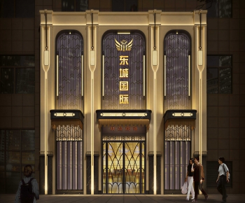 Modern Facade Element-ID:943787103