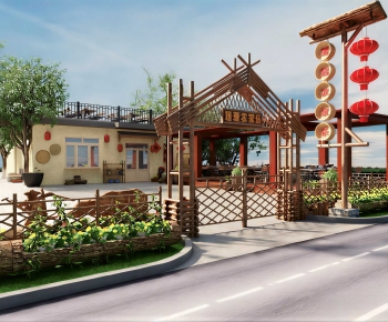 New Chinese Style Courtyard/landscape-ID:534683946