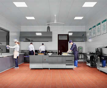 Modern Central Kitchen-ID:866523981