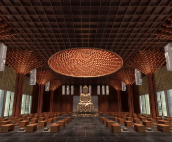 Chinese Style Buddhist Temples-ID:522533896