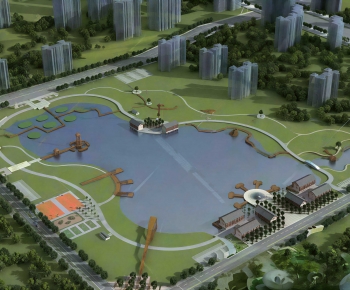 New Chinese Style Architectural Bird's-eye View Planning-ID:785896064