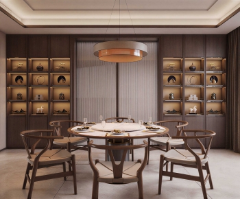 New Chinese Style Dining Room-ID:964570055