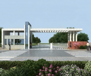 Modern Facade Element-ID:227355008