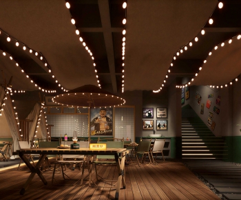 Industrial Style Restaurant-ID:909229045