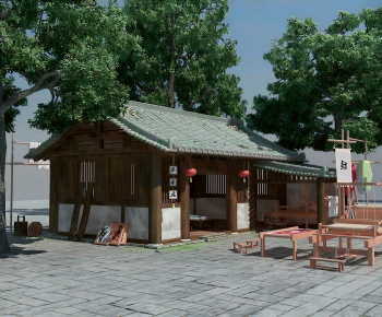 Chinese Style Building Appearance-ID:720124014