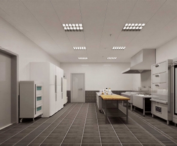Modern Central Kitchen-ID:456240248