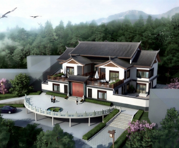 New Chinese Style Detached Villa-ID:332618003