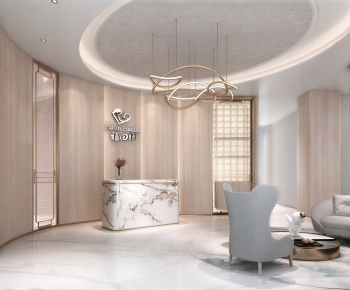 Modern Office Reception Desk-ID:327519894