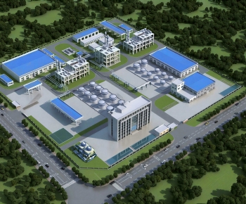 Modern Architectural Bird's-eye View Planning-ID:462930293