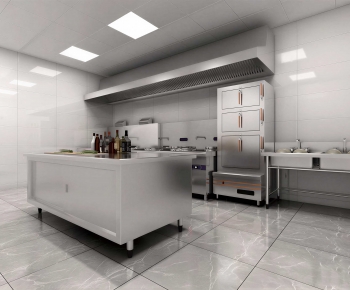 Modern Central Kitchen-ID:802438977