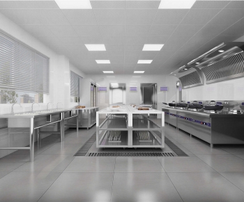 Modern Central Kitchen-ID:563262946