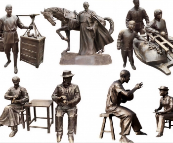 New Chinese Style Sculpture Sketch-ID:462244992
