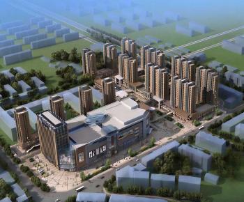 Modern Architectural Bird's-eye View Planning-ID:694308047
