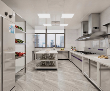 Modern Central Kitchen-ID:843194013