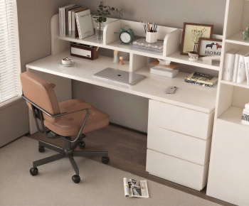 Nordic Style Computer Desk And Chair-ID:698364022