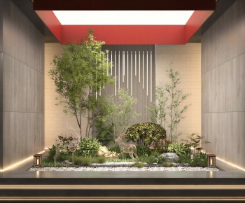 New Chinese Style Plant Landscaping-ID:956552988