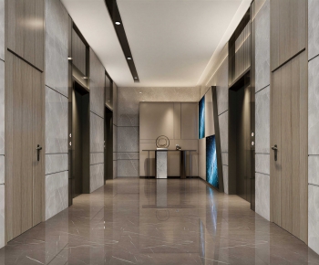 Modern Office Reception Desk-ID:343250044