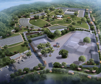 Modern Architectural Bird's-eye View Planning-ID:117712025