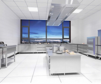 Modern Central Kitchen-ID:631117114