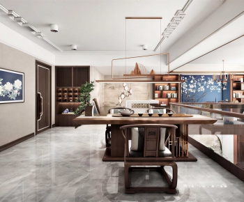 New Chinese Style Tea House-ID:318779959