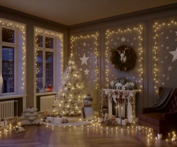 European Style A Living Room-ID:890021096