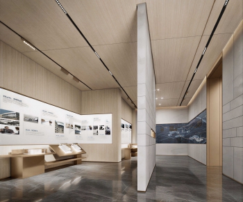 Modern Exhibition Hall-ID:658646114