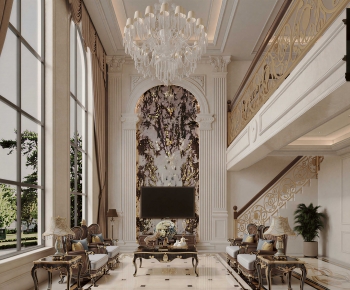 European Style A Living Room-ID:628241066