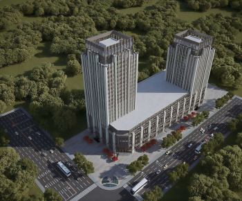 Modern Appearance Of Commercial Building-ID:657898904