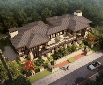 New Chinese Style Double Townhouse-ID:941040043
