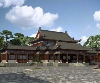 Chinese Style Building Appearance-ID:278354886