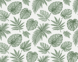 ModernAnimal And Plant Pattern Wallpaper