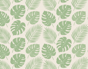 ModernAnimal And Plant Pattern Wallpaper