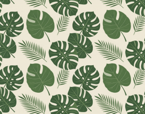 ModernAnimal And Plant Pattern Wallpaper