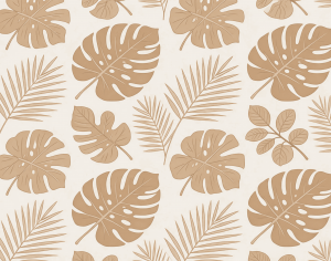 ModernAnimal And Plant Pattern Wallpaper