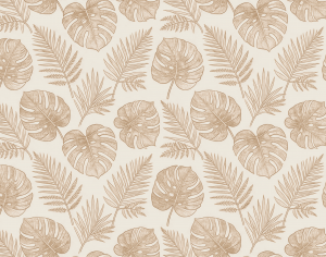ModernAnimal And Plant Pattern Wallpaper