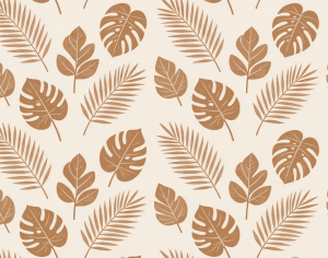 ModernAnimal And Plant Pattern Wallpaper