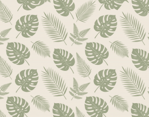 ModernAnimal And Plant Pattern Wallpaper