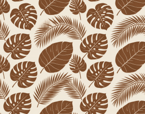 ModernAnimal And Plant Pattern Wallpaper