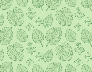 ModernAnimal And Plant Pattern Wallpaper