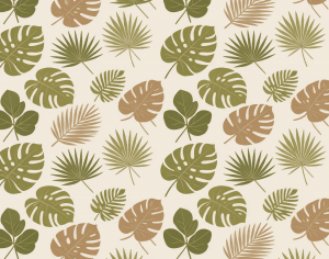 ModernAnimal And Plant Pattern Wallpaper
