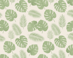 ModernAnimal And Plant Pattern Wallpaper