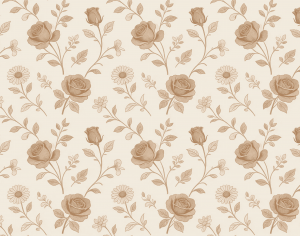 ModernAnimal And Plant Pattern Wallpaper