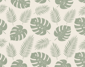 ModernAnimal And Plant Pattern Wallpaper