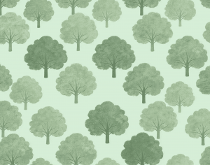 ModernAnimal And Plant Pattern Wallpaper