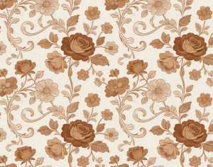 ModernAnimal And Plant Pattern Wallpaper