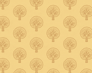 ModernAnimal And Plant Pattern Wallpaper