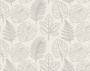 ModernAnimal And Plant Pattern Wallpaper