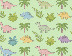 ModernAnimal And Plant Pattern Wallpaper